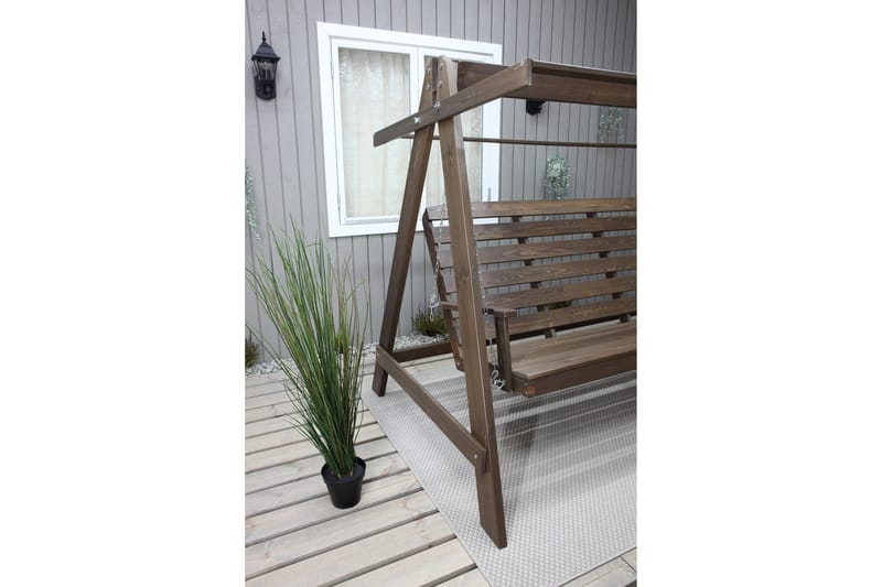 Pelle 3-sits Hammock utan tak - Brun - Products - Utemöbler & utemiljö - Utesoffa - Hammock