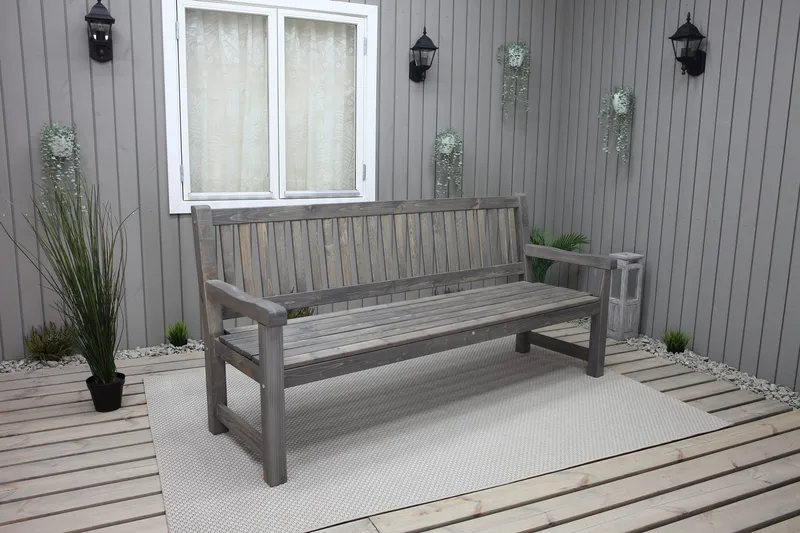 Rimforsa Utesoffa - Grå - Products - Utemöbler & utemiljö - Utesoffa - Trädgårdsbänk & utebänk