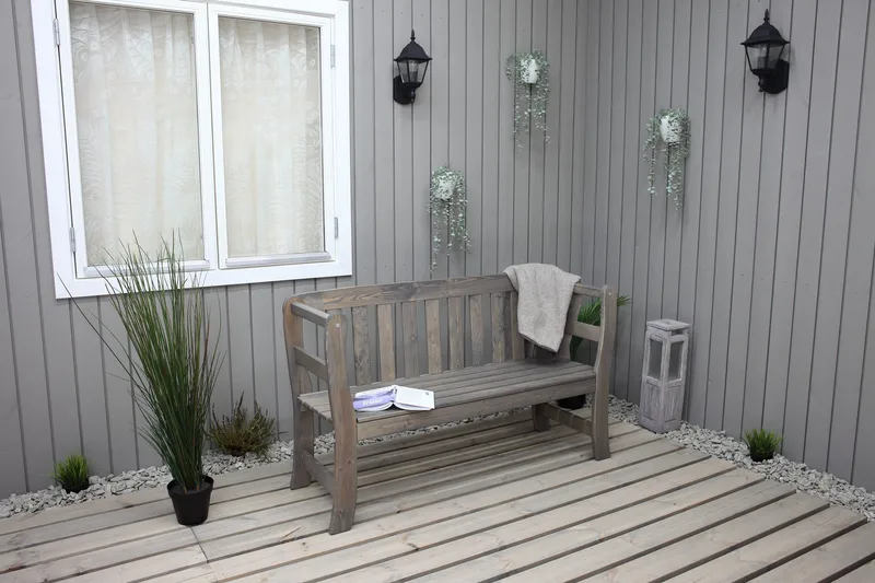 Rosenberg Utesoffa - Grå - Products - Utemöbler & utemiljö - Utesoffa - Trädgårdsbänk & utebänk