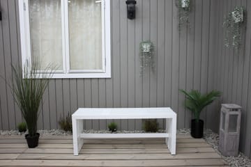 Ulrey Bänk Utomhus - Vit - Products - Utemöbler & utemiljö - Utesoffa - Trädgårdsbänk & utebänk