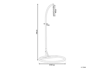 Caponetto Stativ till Hängstol Utomhus - Svart - Products - Utemöbler & utemiljö - Utestol & trädgårdsstol - Hängfåtölj & hängstol utomhus