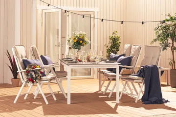 Maggie Positionsstol Utomhus - Vit/grå - Products - Utemöbler & utemiljö - Utestol & trädgårdsstol - Positionsstol