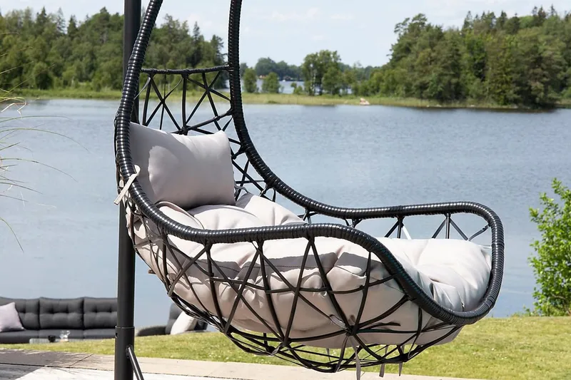Vide Hängstol Utomhus - Svart/Grå - Products - Utemöbler & utemiljö - Utestol & trädgårdsstol - Hängfåtölj & hängstol utomhus