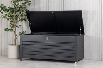 Elsa Dynförvaring 130x60 cm - Svart - Products - Utemöbler & utemiljö - Utomhusförvaring - Dynförvaring - Dynbox & dynlåda