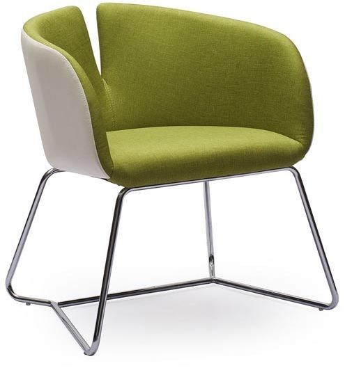 Bettina Lenestol - Hvit/grønn Bettina Lenestol - Hvit/grønn