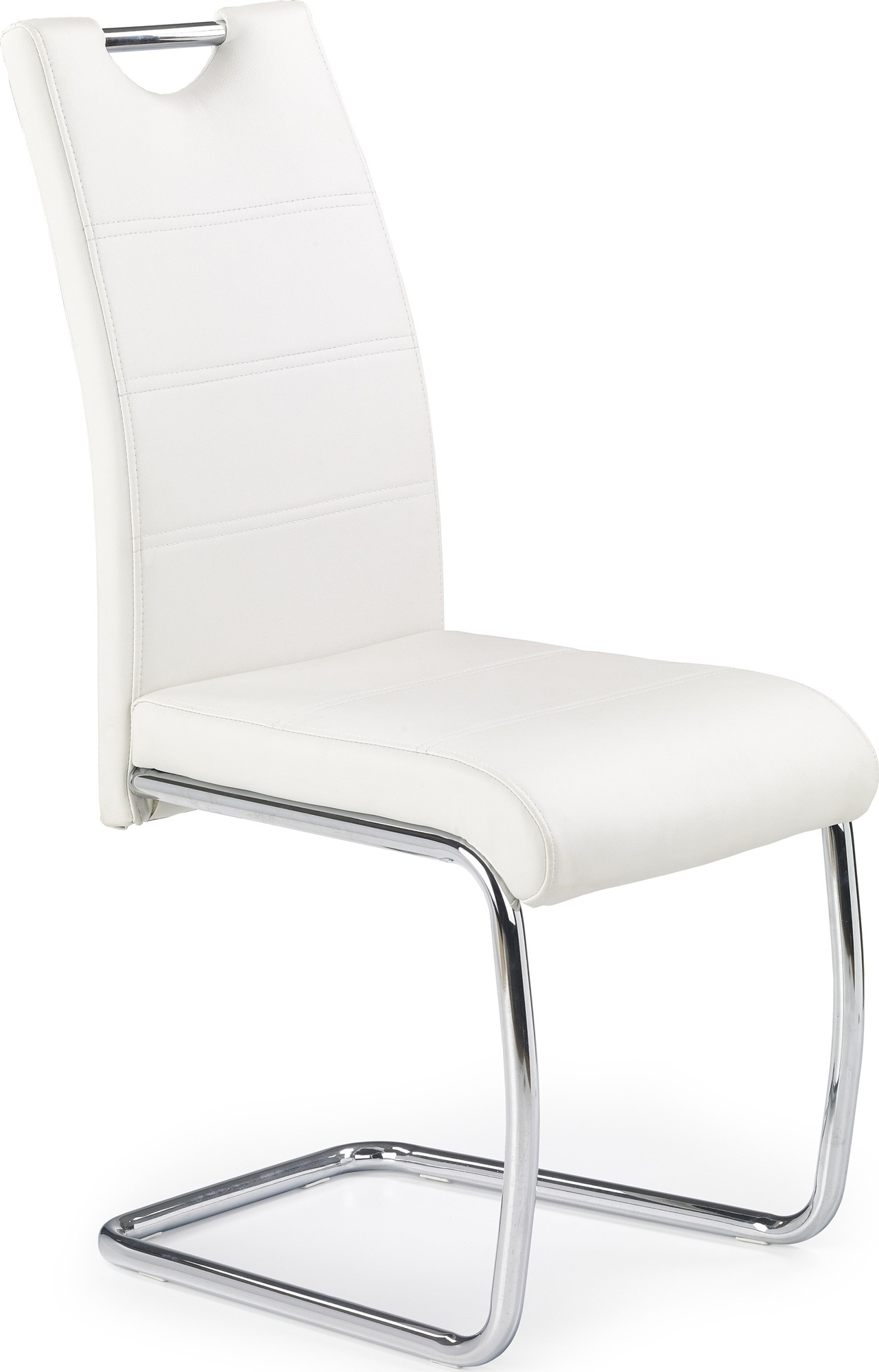 Stol John - Hvit/krom Stol John - Hvit/krom