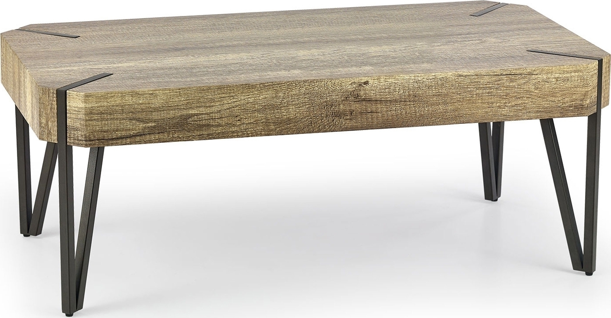 Marlene sofabord - Svart/eik + Marlene sofabord - Svart/eik +