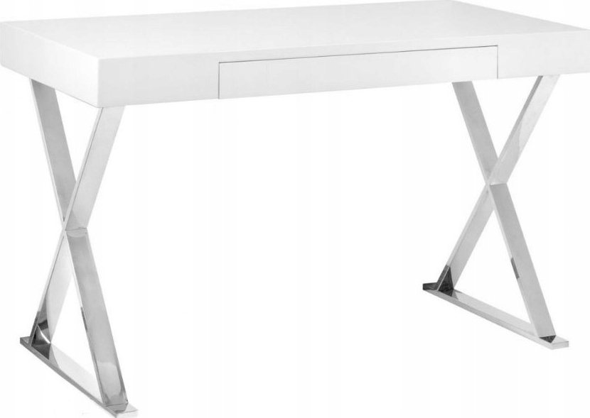 Elliana skrivebord - Hvit/krom