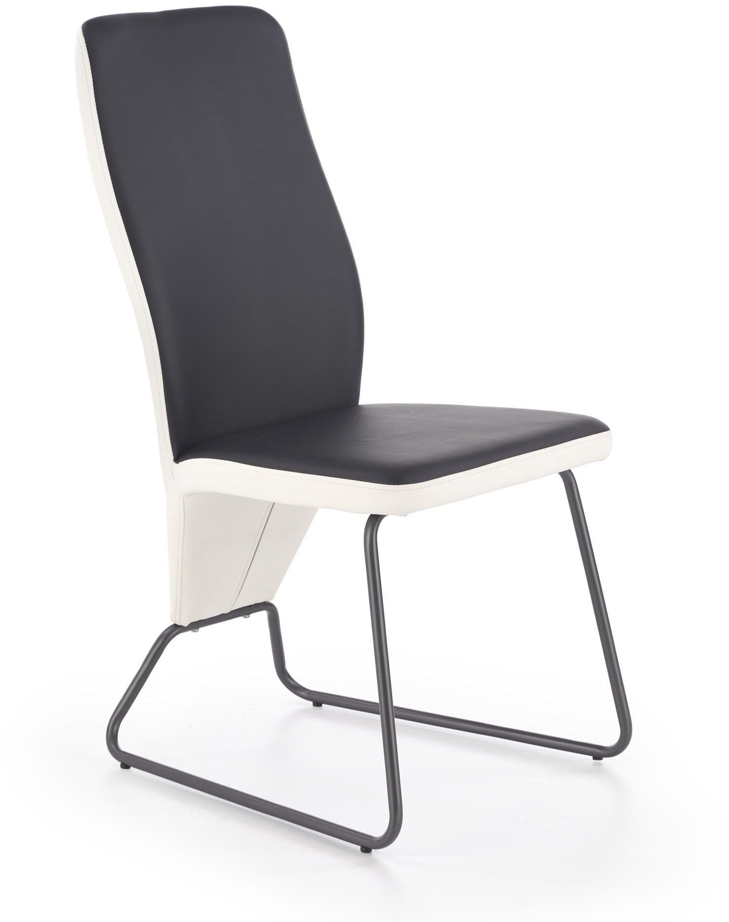 Claudia spisestol - Svart/Hvit