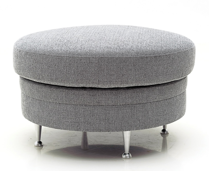 Ros� rund skammel - Valgfri farge!