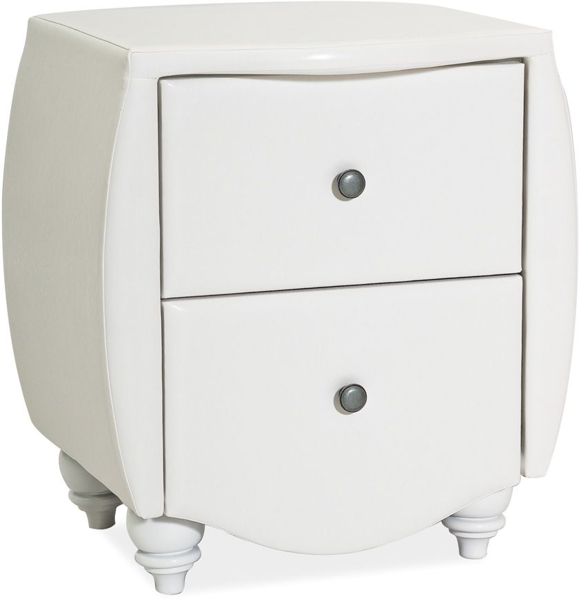 Nattbord Youngstown - Hvit