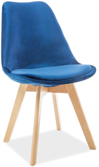 Goldie spisestol - Bl�/eik