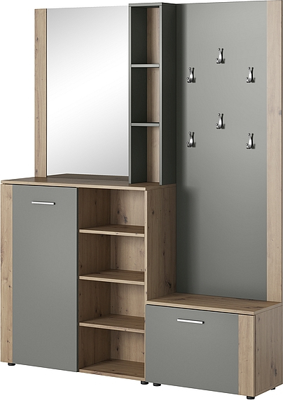 Pronto 7 gangm�bel - Artisan eik/artisan eik/antrasitt