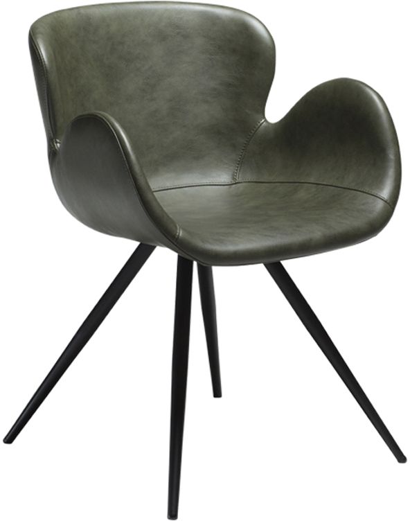 Gaia lenestol - Vintage gr�nn