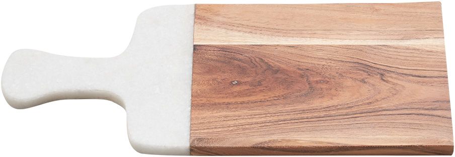 Skjærebrett 24x23 - Naturlig Tre/hvit Skjærebrett 24x23 - Naturlig Tre/hvit