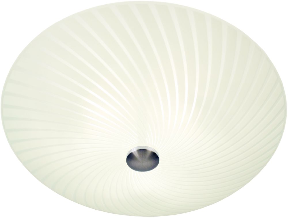 Plafond Cyklon - Hvit/stål Plafond Cyklon - Hvit/stål