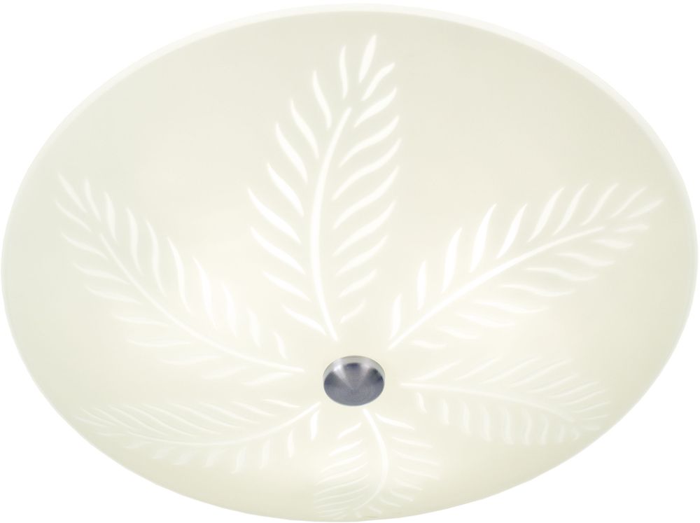 Plafond Palmblad - Hvit/stål Plafond Palmblad - Hvit/stål