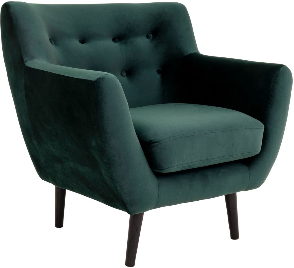 Monte lenestol - M�rkegr�nn/Svart