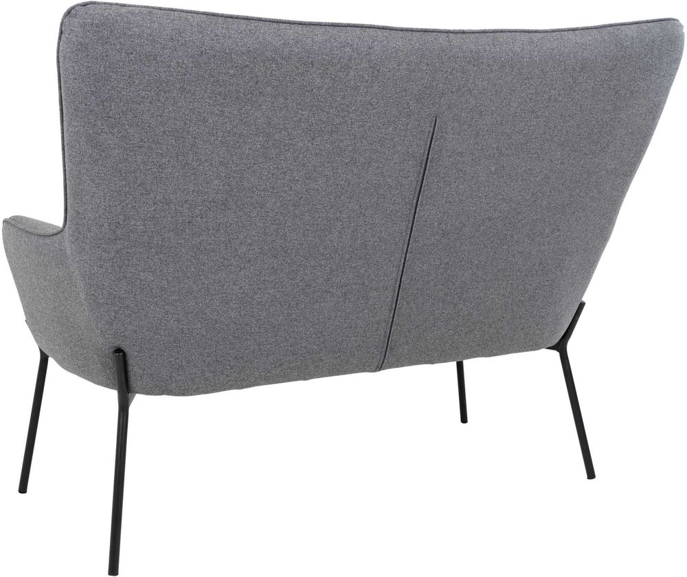 Glasgow 2-seters sofa - Grå / svart Glasgow 2-seters sofa - Grå / svart