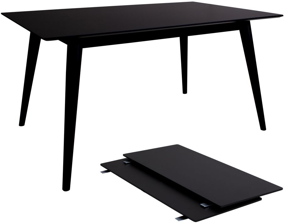 K�benhavn Spisebord - Svart - 150/230x95