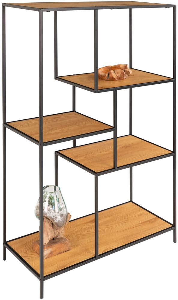 Vita hylle - svart / eik imitasjon Vita hylle - svart / eik imitasjon