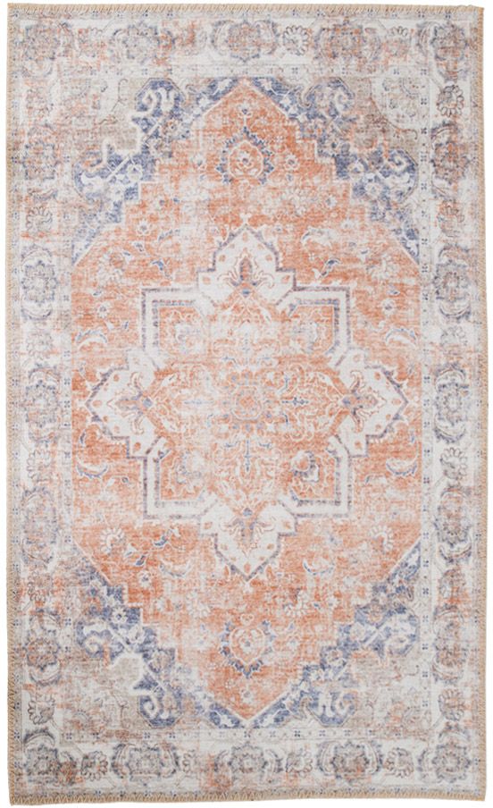 Havana Teppe - Oransje/Bl� - 200x300