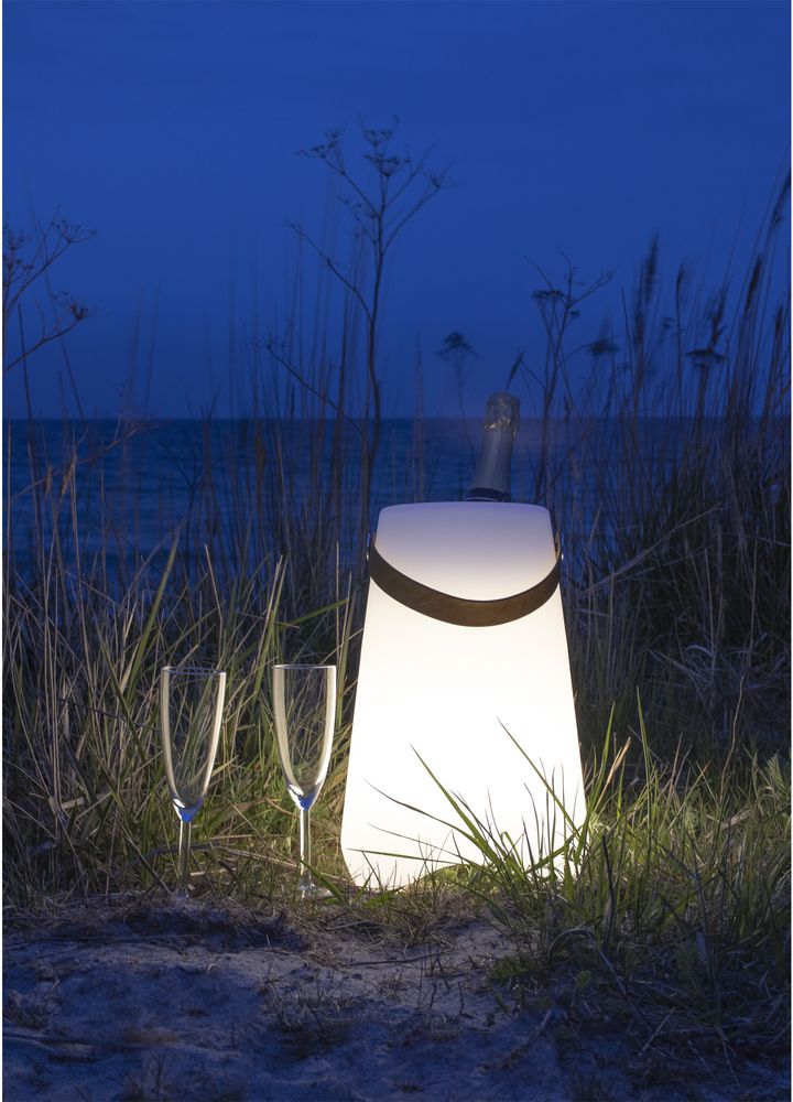 Bristol LED lampe - hvit / brun