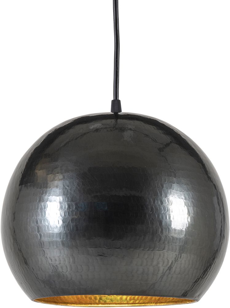 Albi taklampe - M�rk gr�/messing