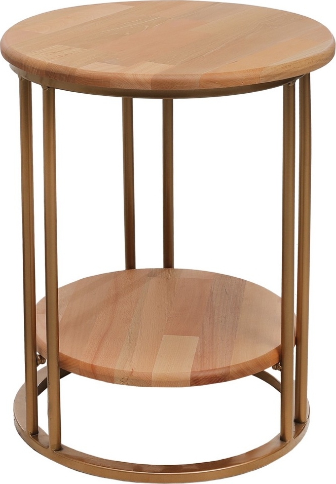 Plodd sidebord �45 cm - Gull/eik