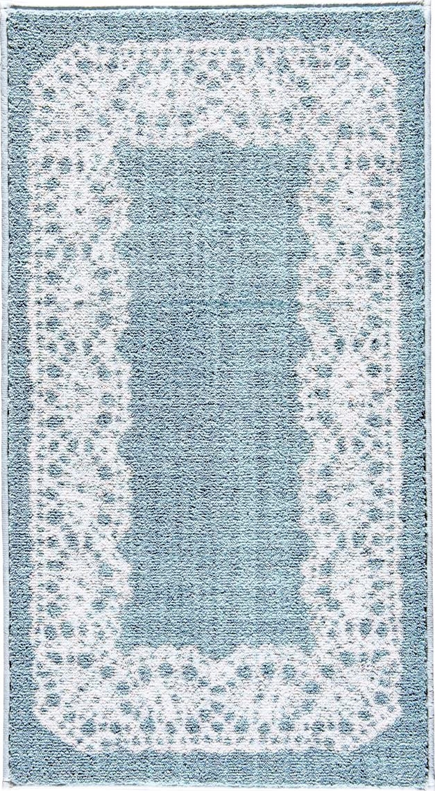 Baderomsteppe med blonder