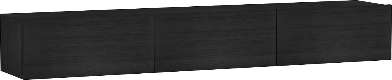 Svartbeiset mediabenk 180 cm Svartbeiset mediabenk 180 cm