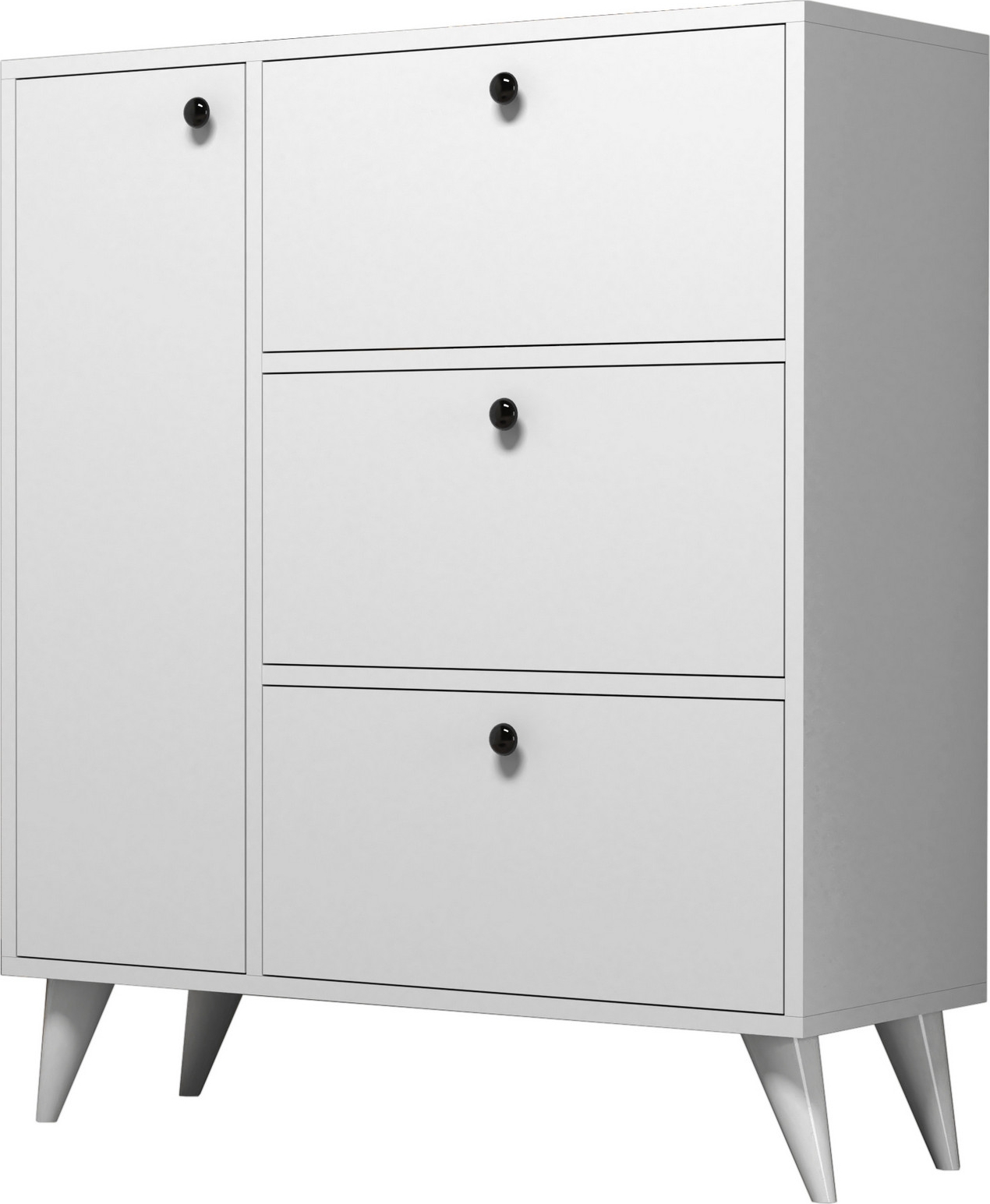 Bella skoskap - Hvit