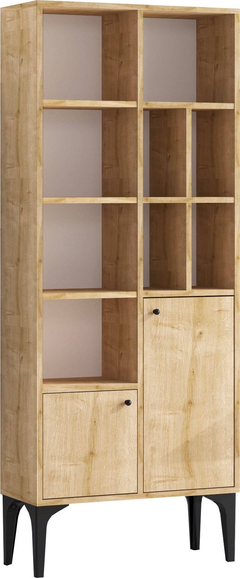Castor bokhylle - Safir eik