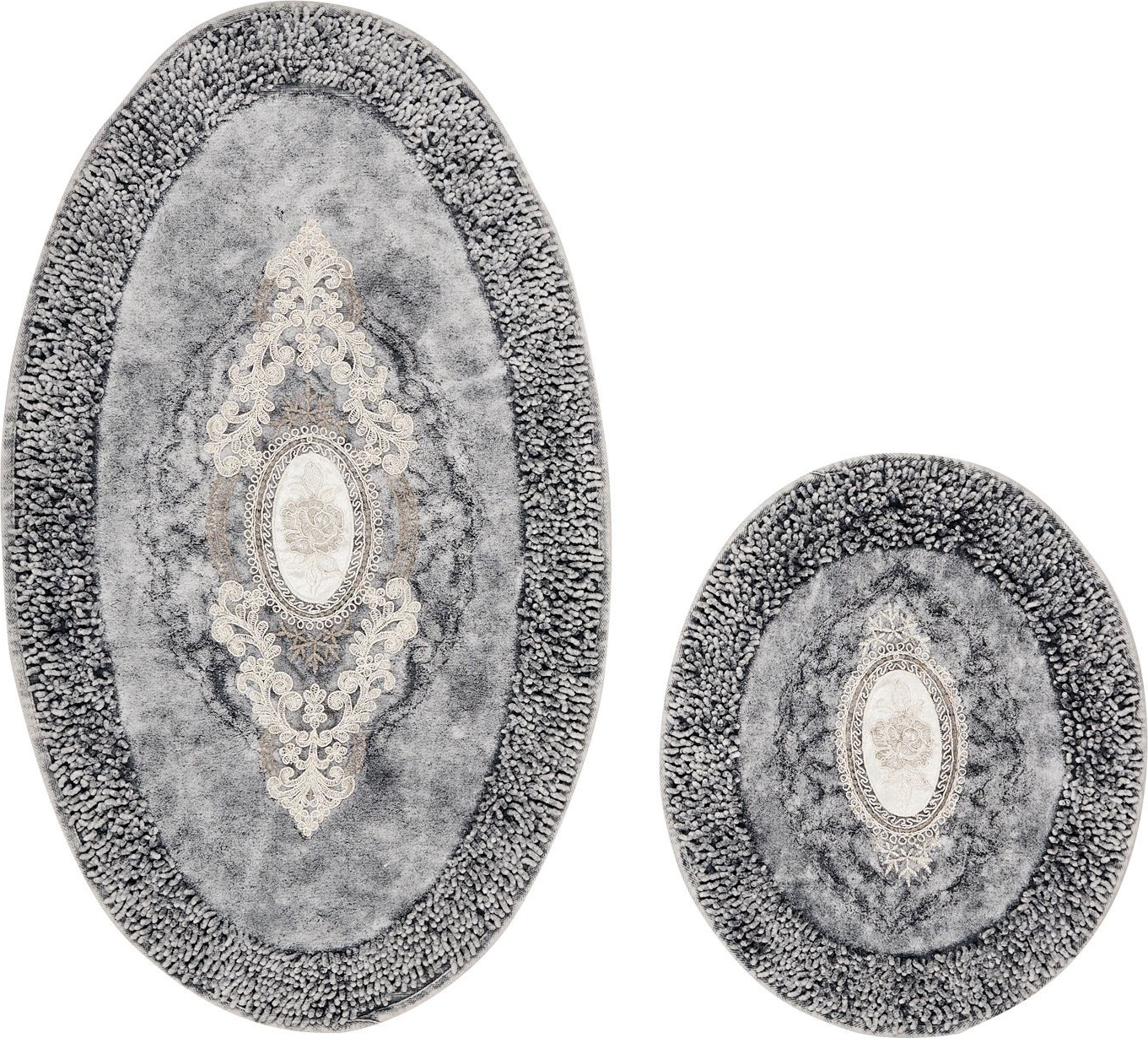 Crown baderomsteppe - Grå Crown baderomsteppe - Grå