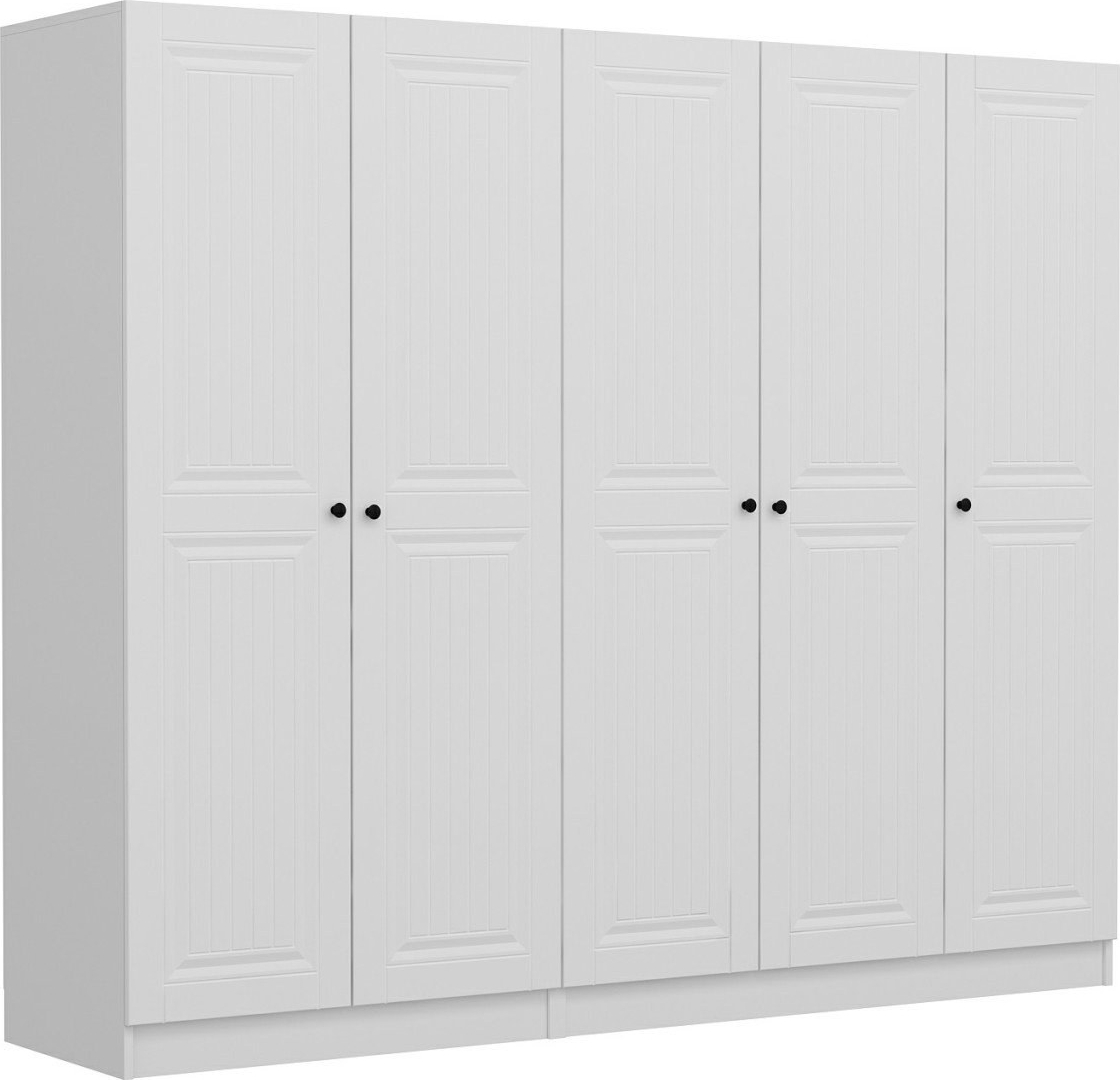 Capeto garderobe 225x52x190 cm - Hvit Capeto garderobe 225x52x190 cm - Hvit