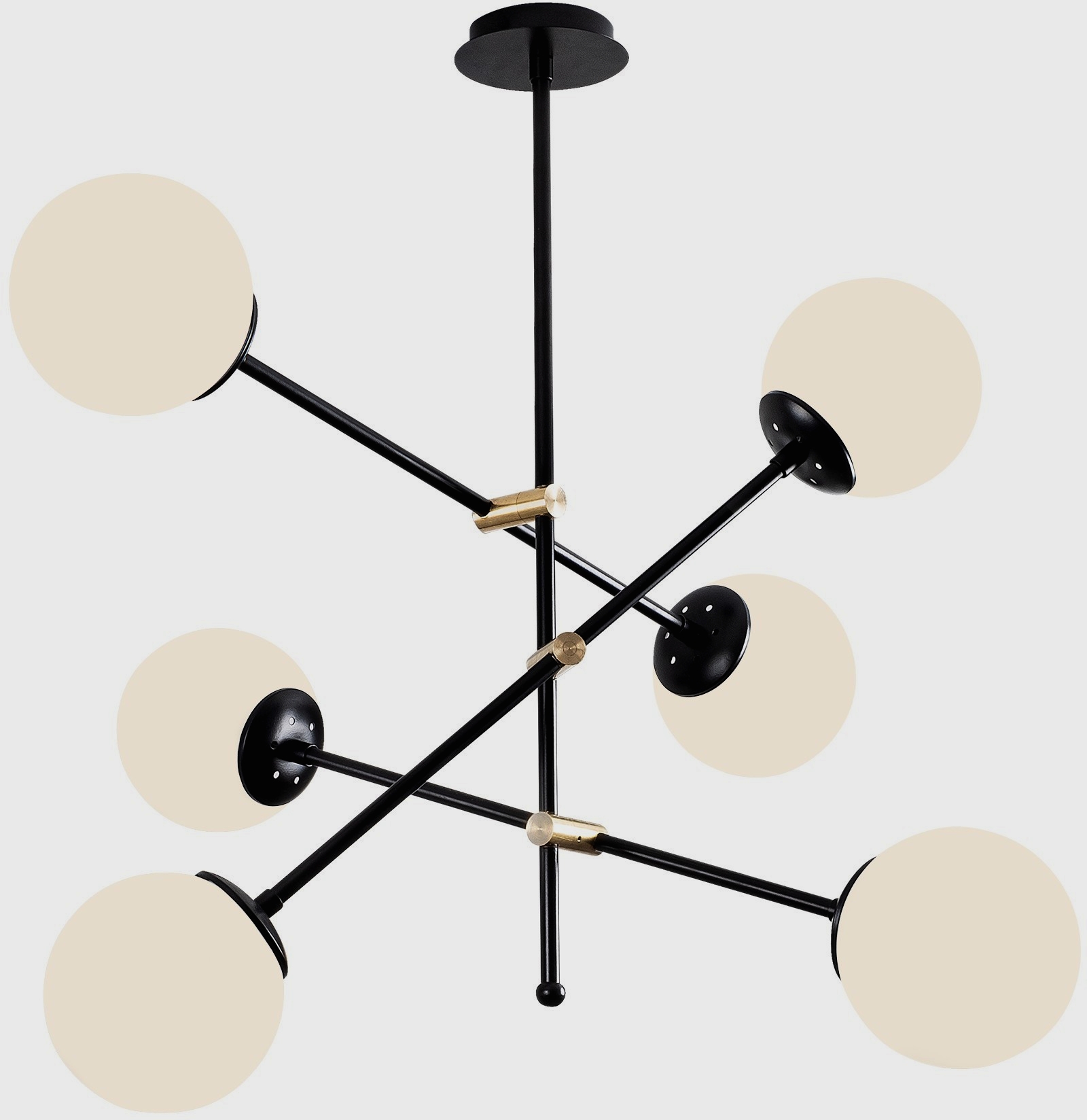 Marty taklampe 105 - Sort/hvit Marty taklampe 105 - Sort/hvit