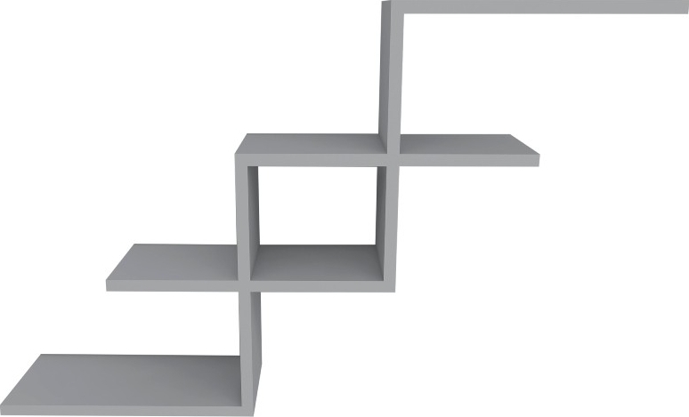 Plane vegghylle - Hvit