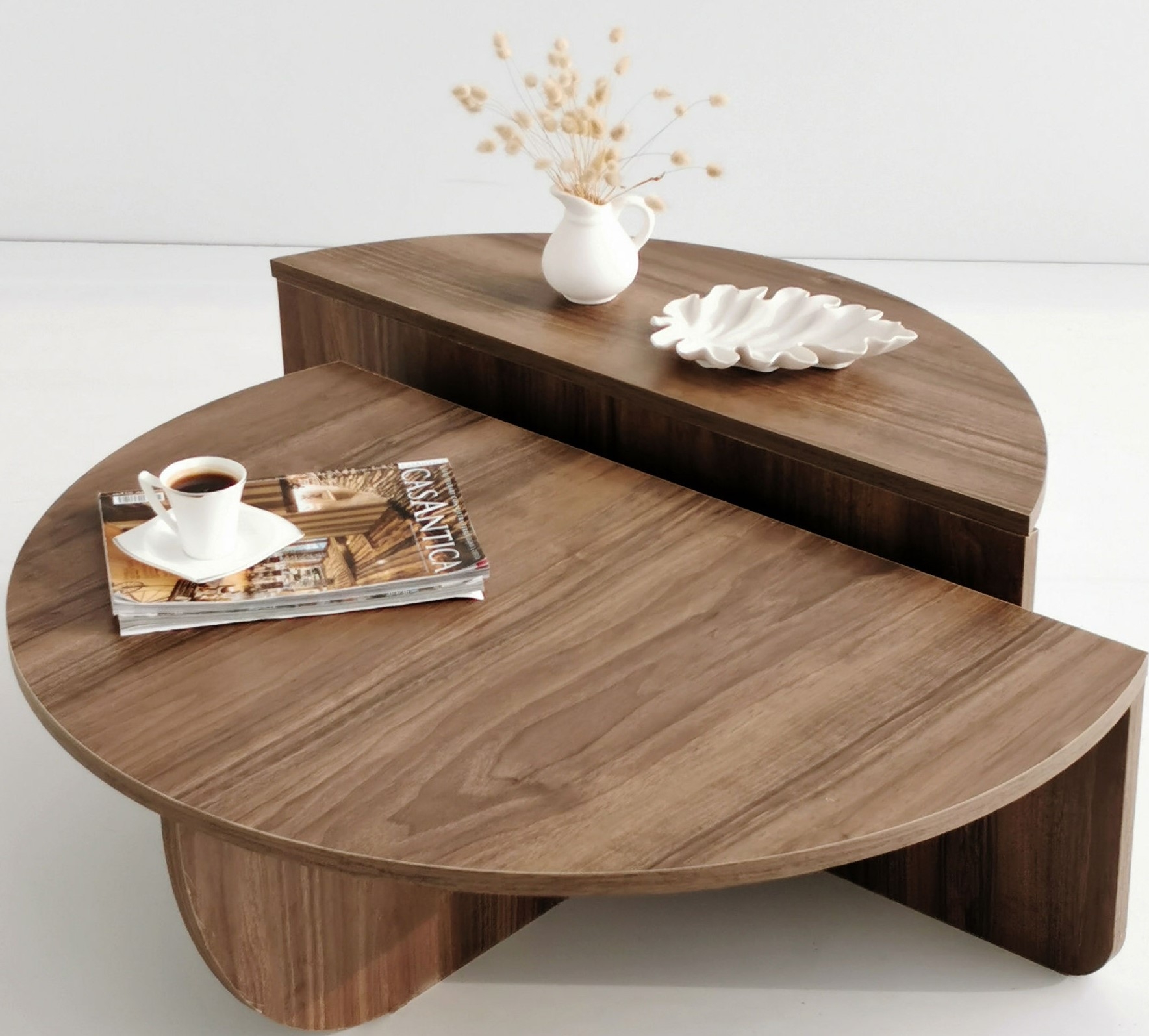 Podium salongbord i valn�tt + Tekstilpleie for m?bler