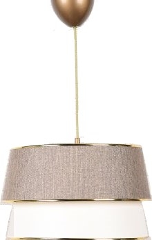 Retro taklampe med gulldetaljer