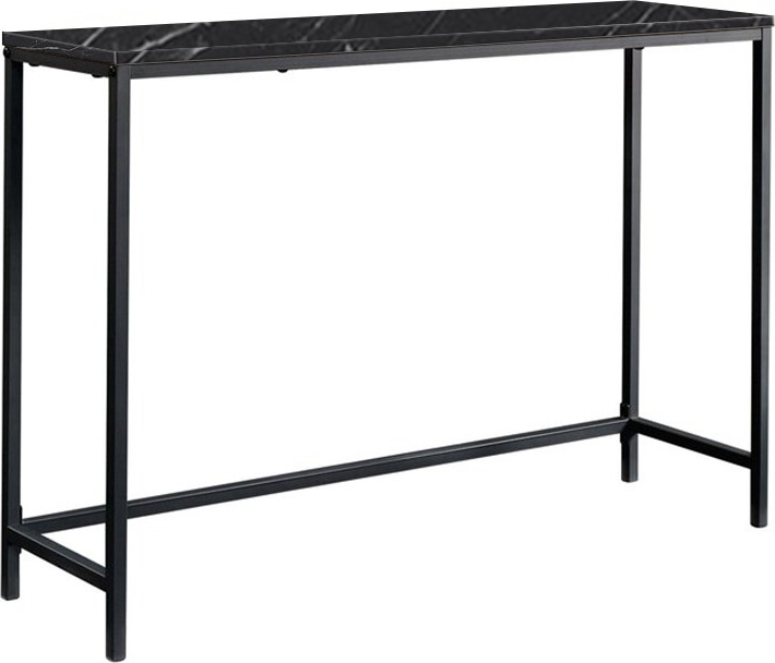 Konsollbord i lerret 100 x 30 cm - Sort