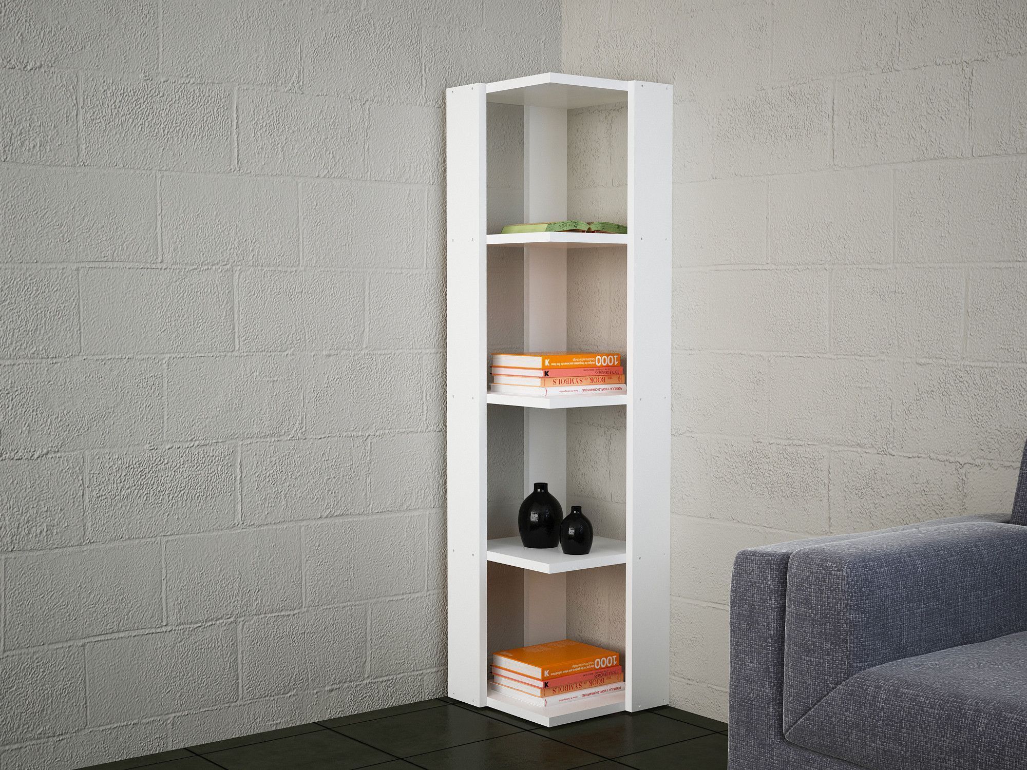 Venita bokhylle - Hvit Venita bokhylle - Hvit