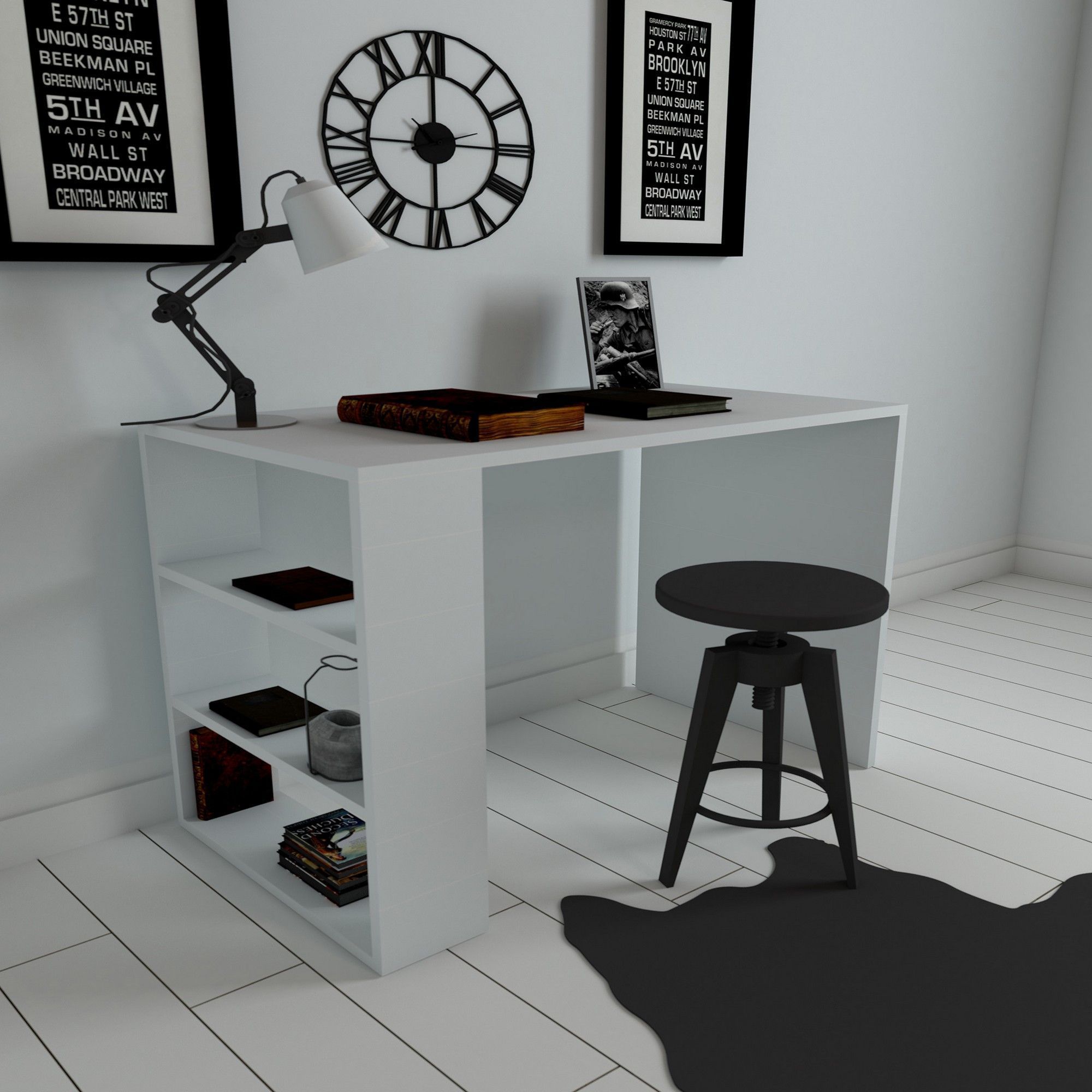 Cool skrivebord - Hvit Cool skrivebord - Hvit