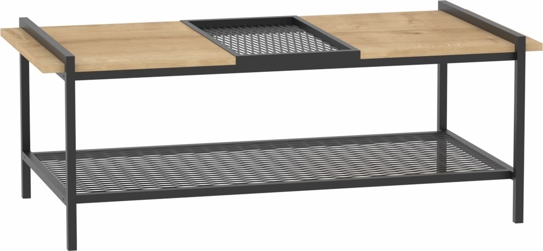 Mata salongbord 120 x 56 cm - Valn�tt/svart