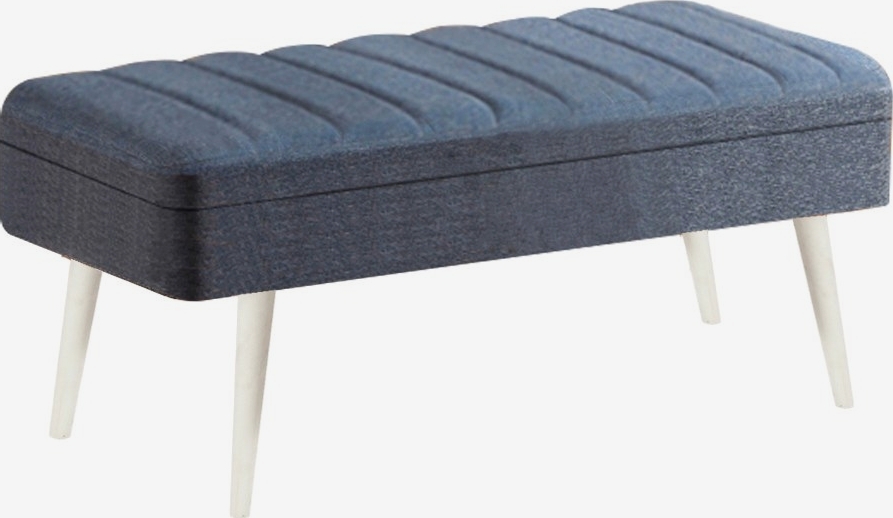 Vina benk - Hvit/m�rkebl�