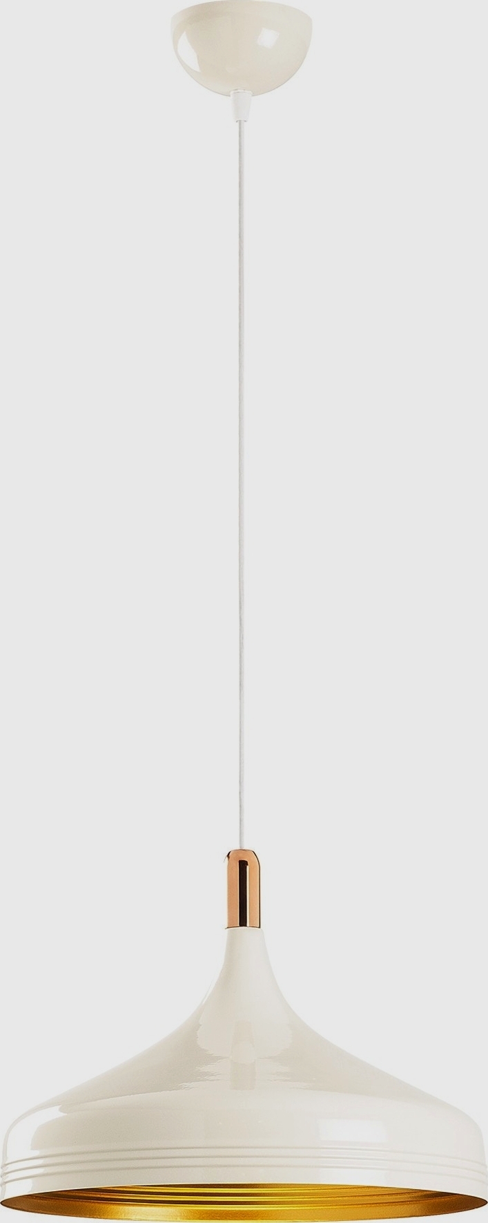 Samba taklampe 3723 - Hvit/gull/kobber