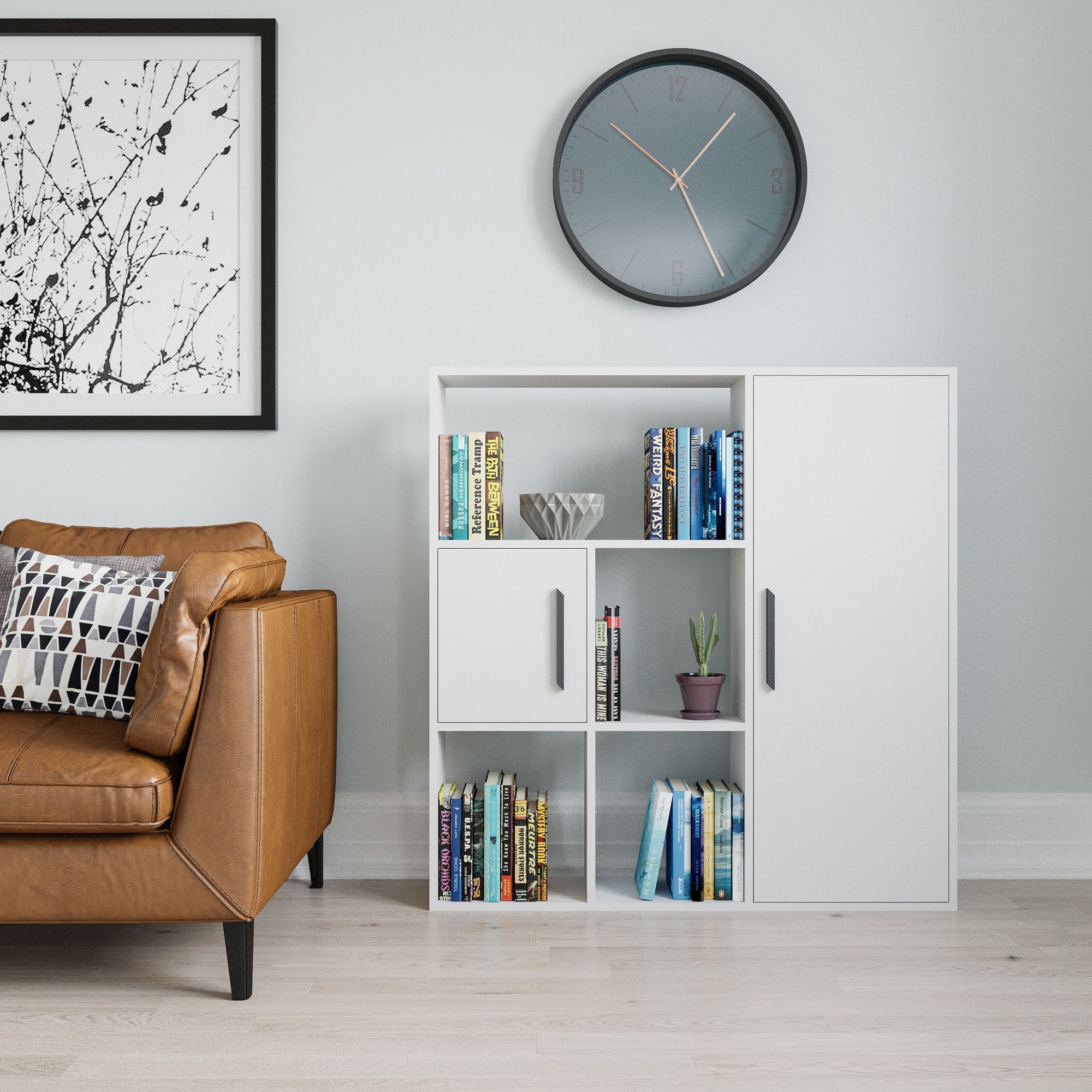 Ridge bokhylle - Hvit Ridge bokhylle - Hvit