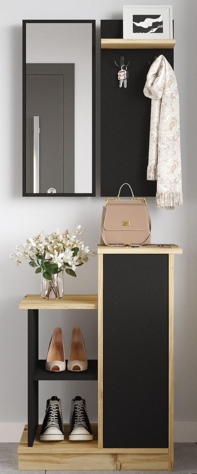 Charlotte gangm�bel - Valn�tt/svart