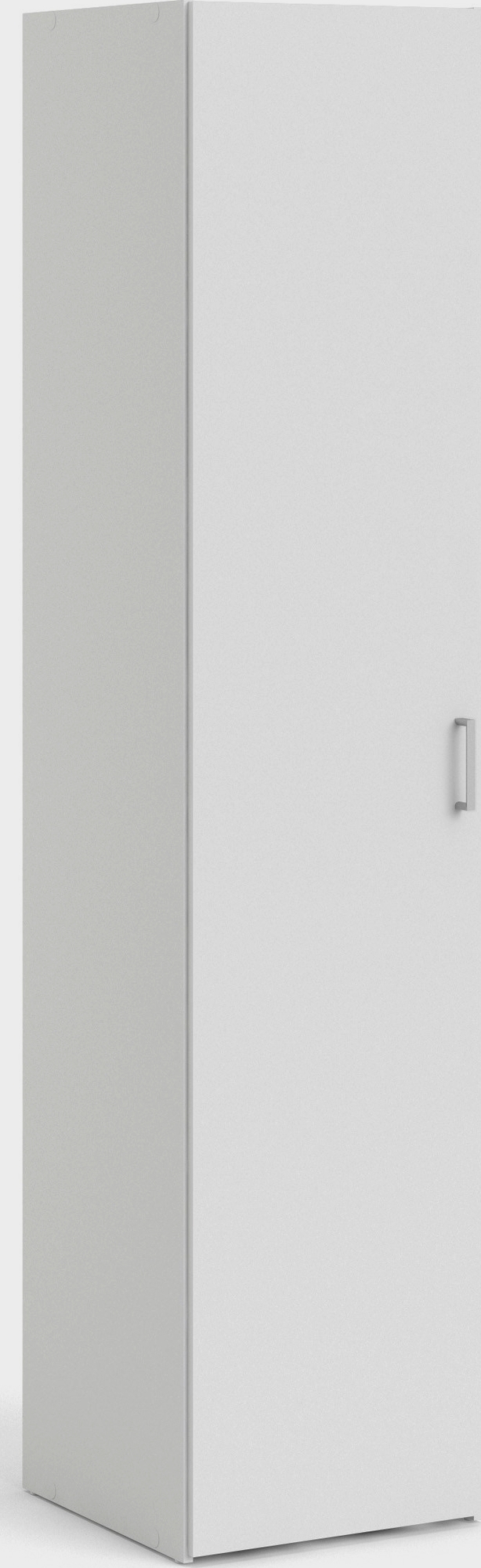 Garderobe hvit 40 cm bred og 175 cm hy