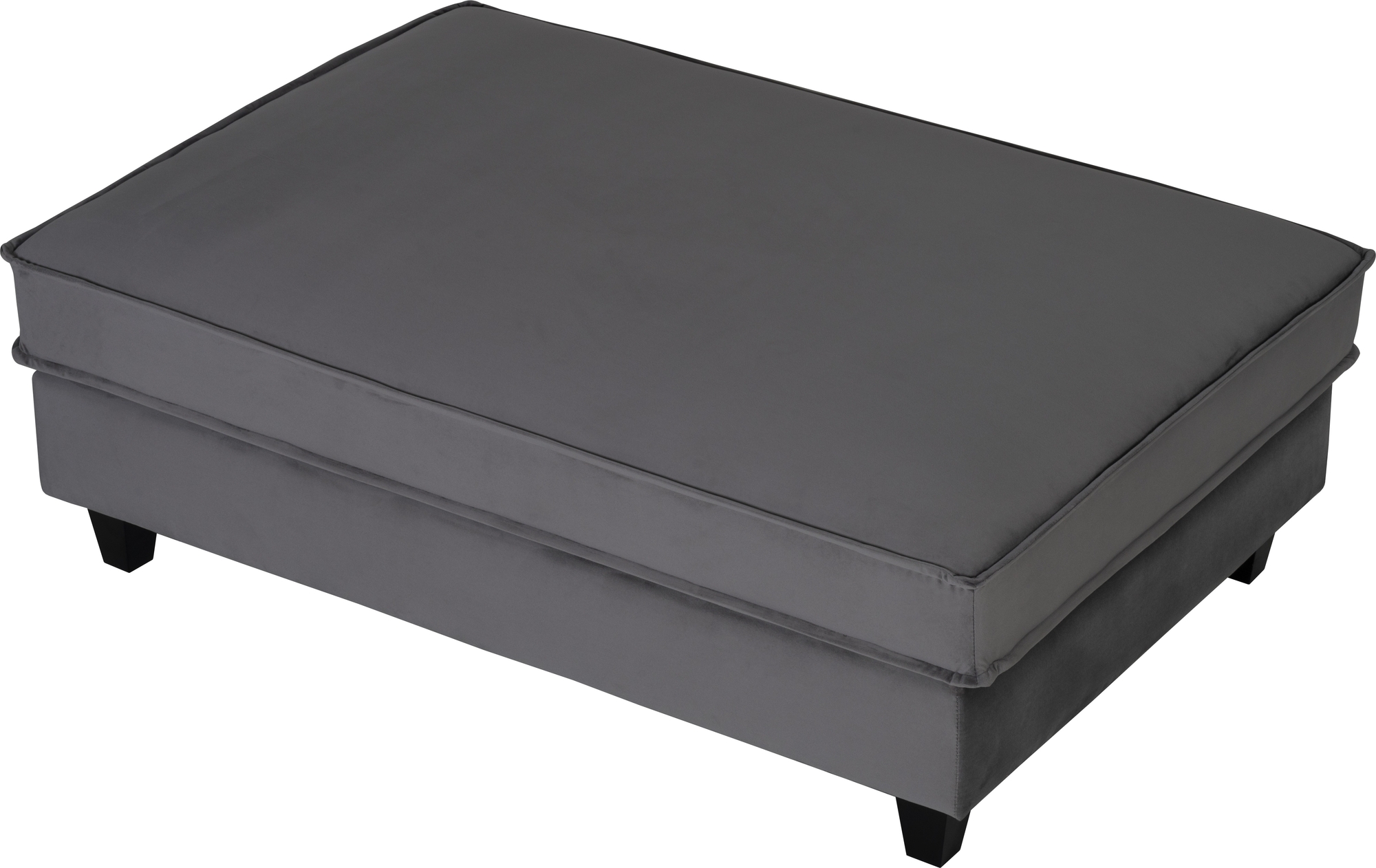 Brandy lounge fotskammel XL - Sølvgrå (Fløyel) + M?belrengj?ring Brandy lounge fotskammel XL - Sølvgrå (Fløyel) + M?belrengj?ring