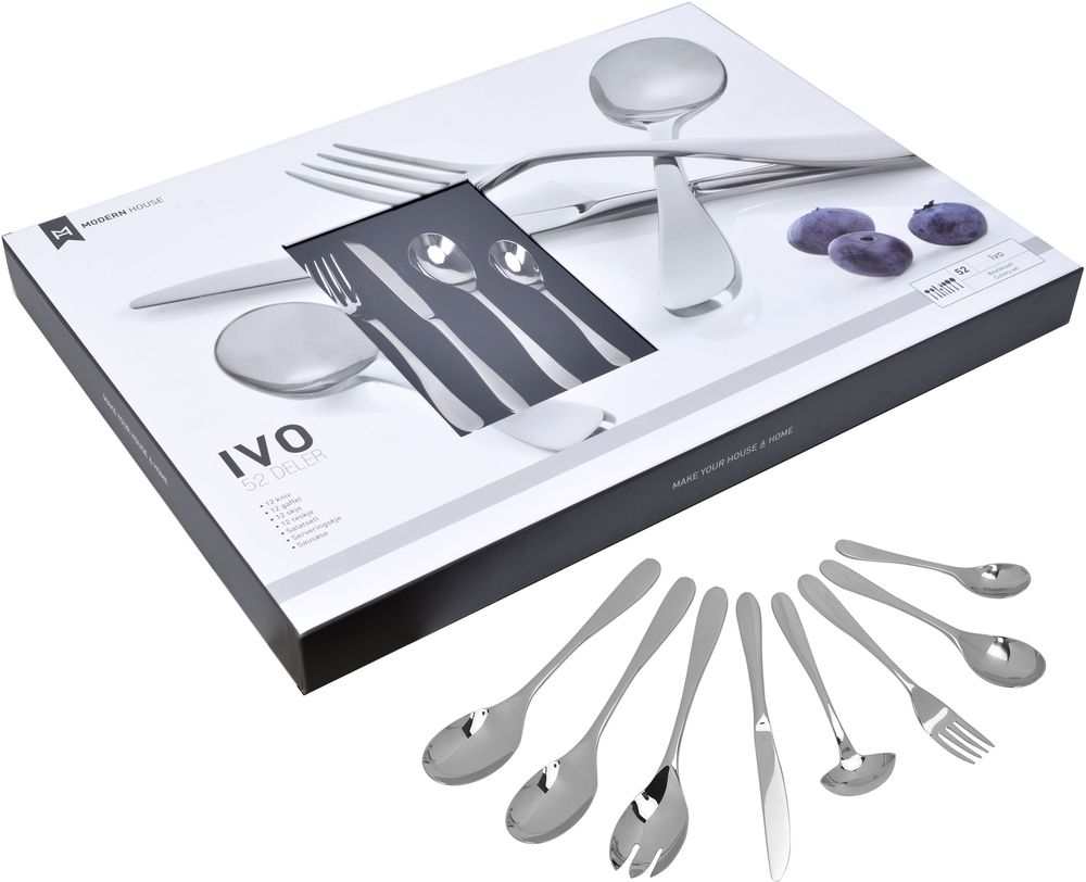 Ivo bestikksett 52 deler Ivo bestikksett 52 deler